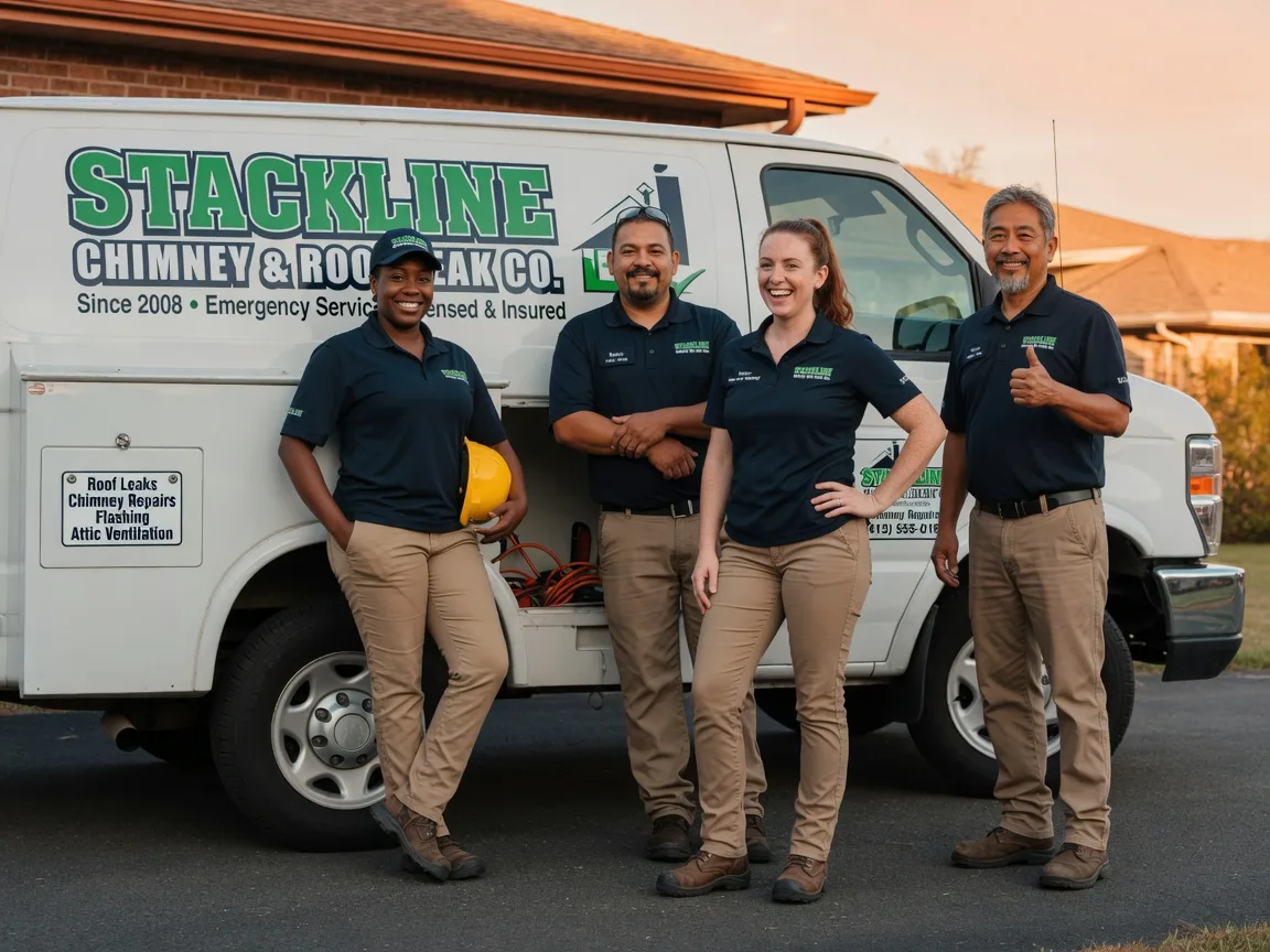 Chimney flashing repair company in Columbia, CT